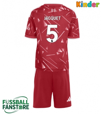 Liverpool Jeremy Jacquet #5 Replik Heimtrikot Kinder 2026-27 Kurzarm (+ Kurze Hosen)